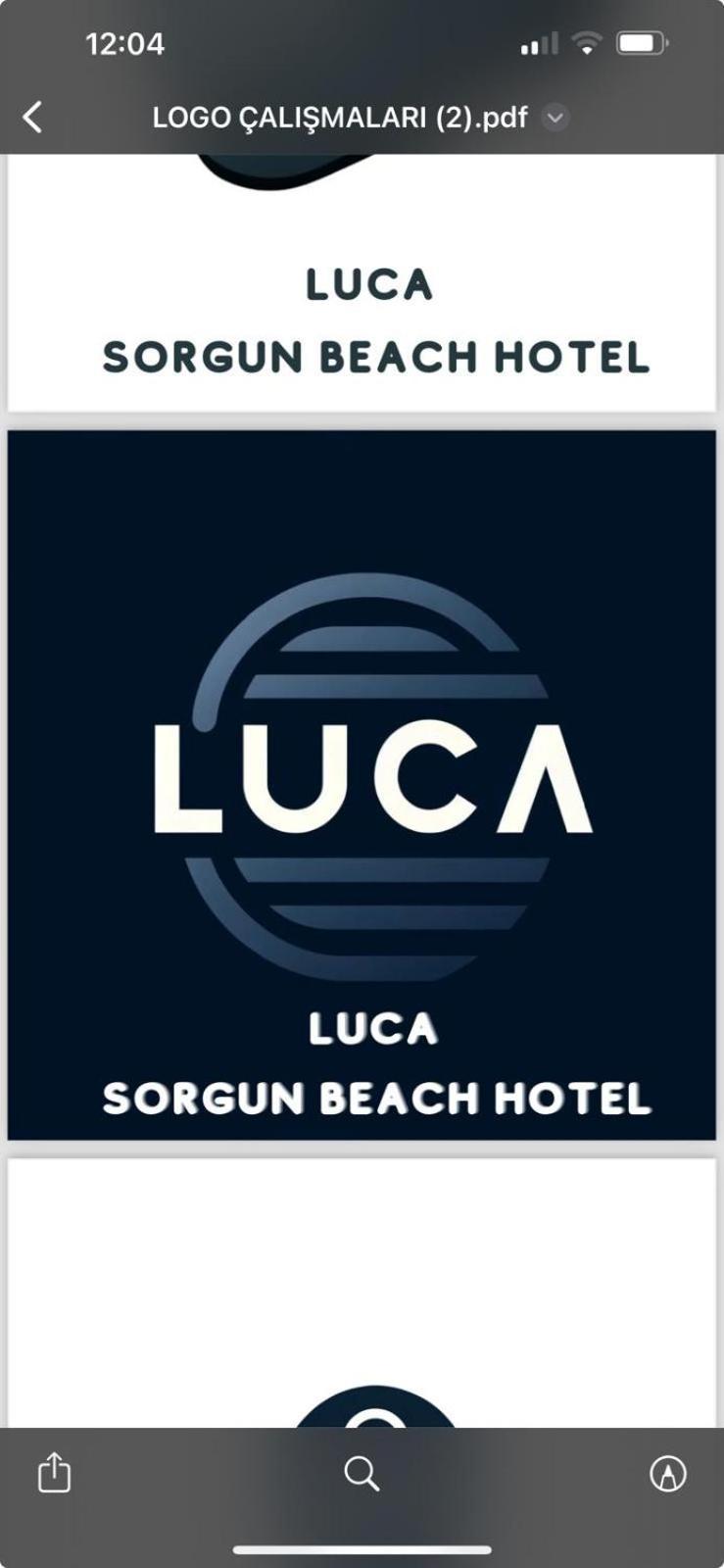 Luca Beach Hotel Side Exterior foto